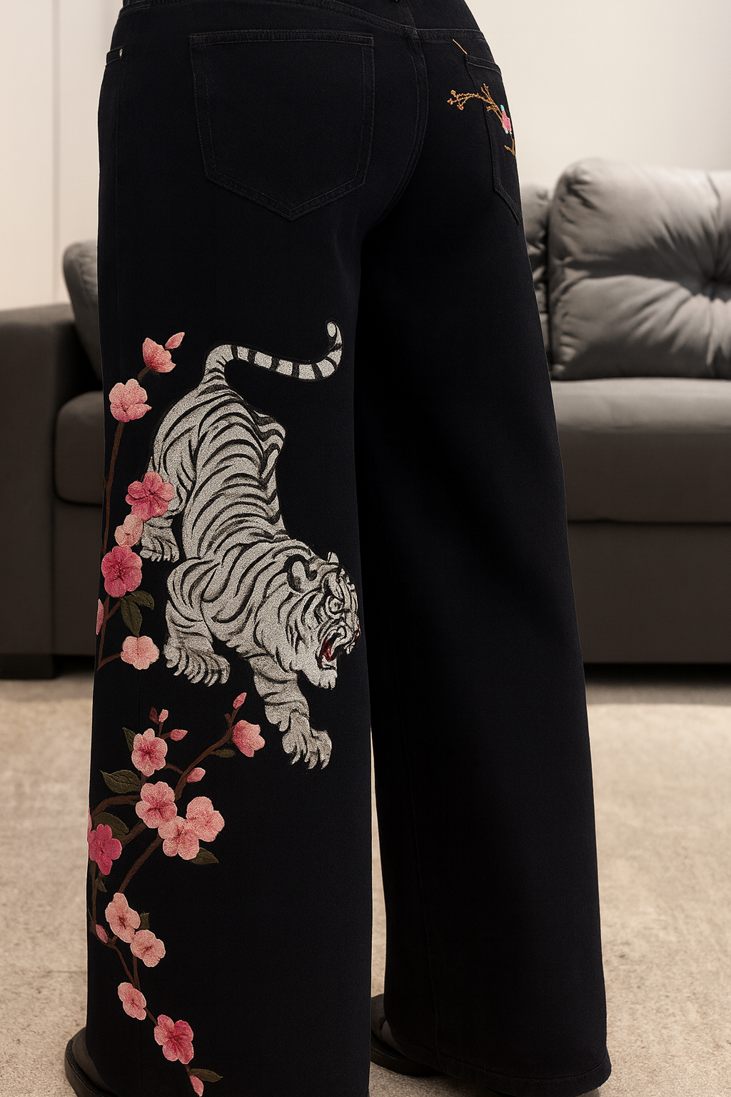 Tiger Blossom Denim
