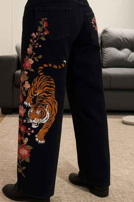 Tiger Blossom Denim