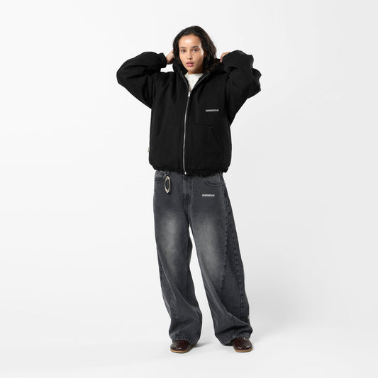 Reversible Canvas Hooded Jacket